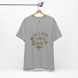 All I Need is Turkey & Wine T-Shirt – Funny Thanksgiving Tee for Food and Wine Lovers