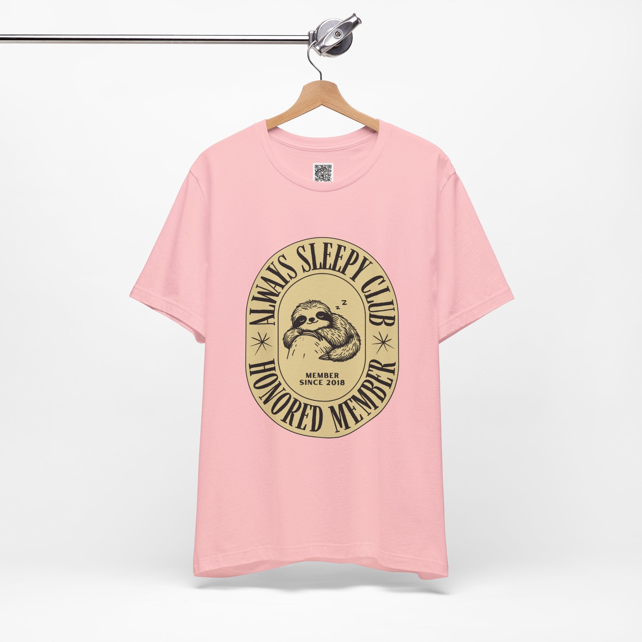 Always Sleepy Club Sloth T-Shirt – Funny Nap Lover Tee for Chill Days & Slow Living Vibes