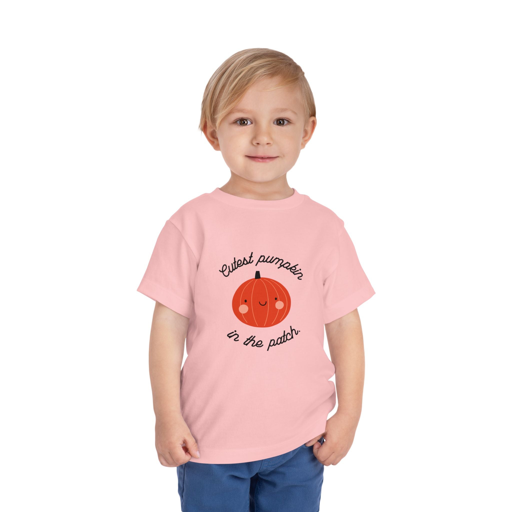 Cutest Pumpkin Youth Tee – Smiling Fall Halloween Graphic Tee