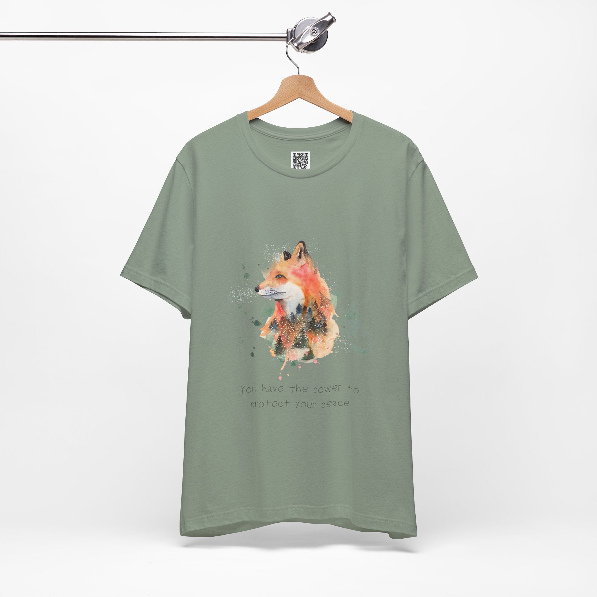 Protect Your Peace Tee – Wild Wisdom in Watercolor