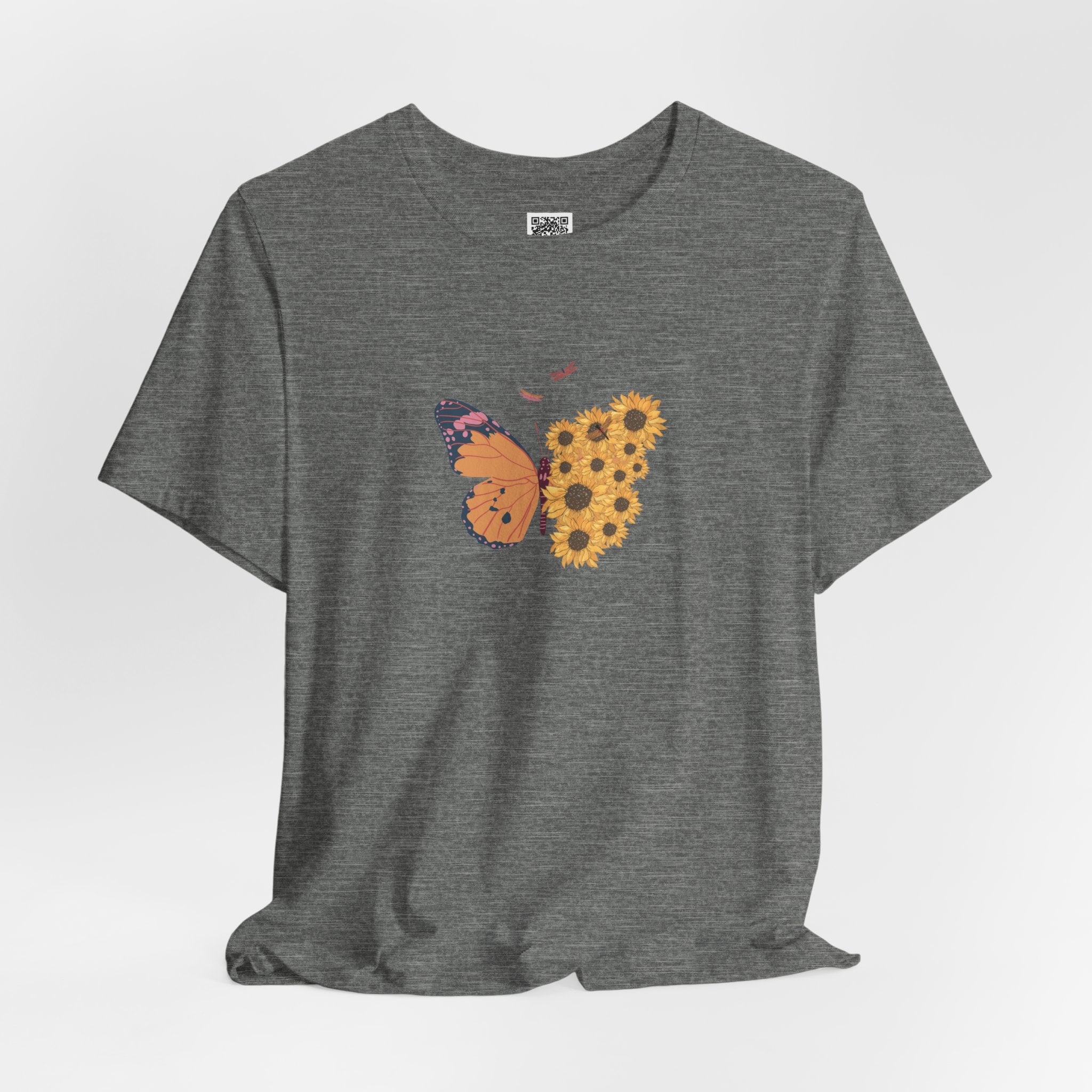 Sunflower Wings Tee – Bloom Bold, Fly Free