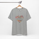 Hello Fall Leaf Heart Tee – Cozy Colors, Crisp Vibes