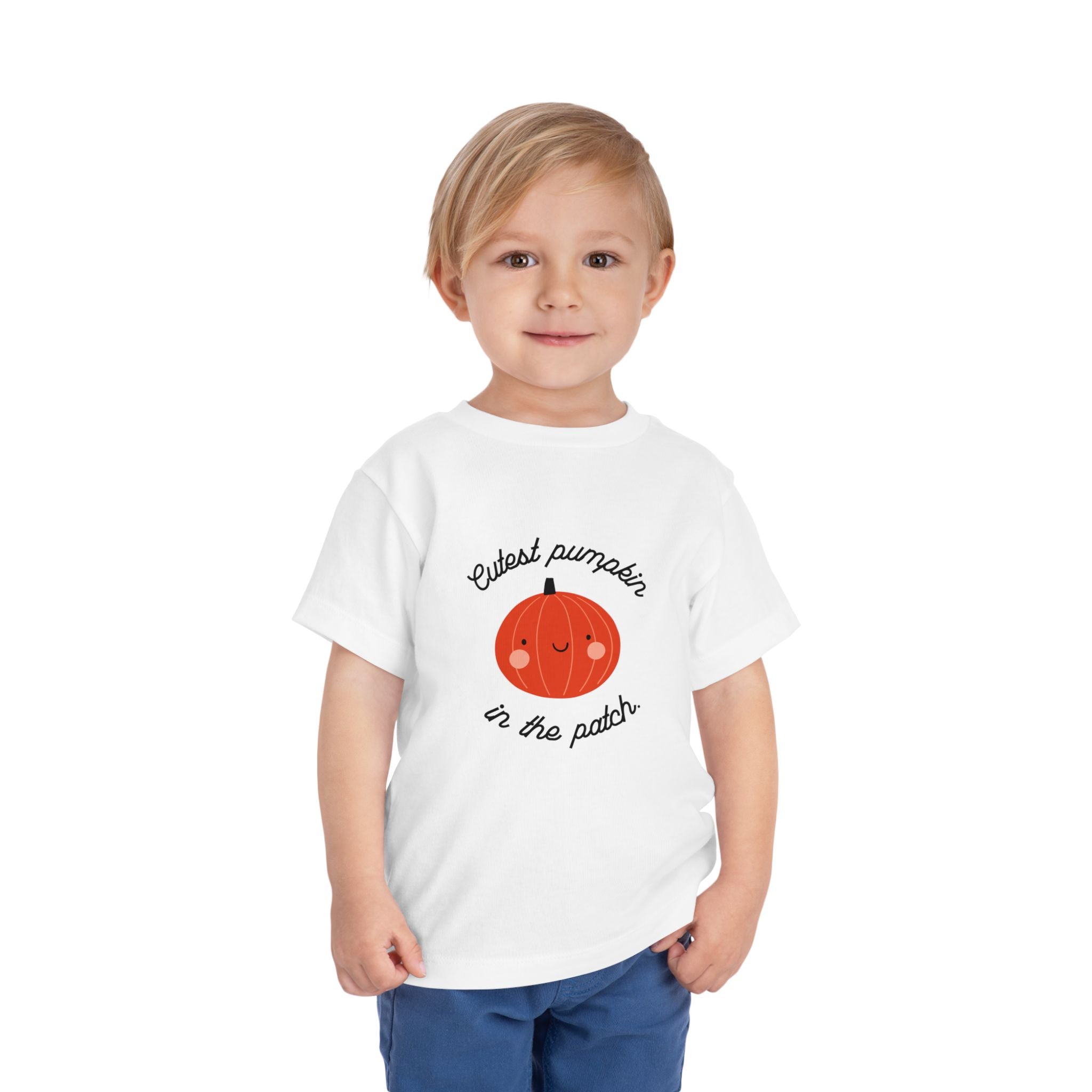 Cutest Pumpkin Youth Tee – Smiling Fall Halloween Graphic Tee
