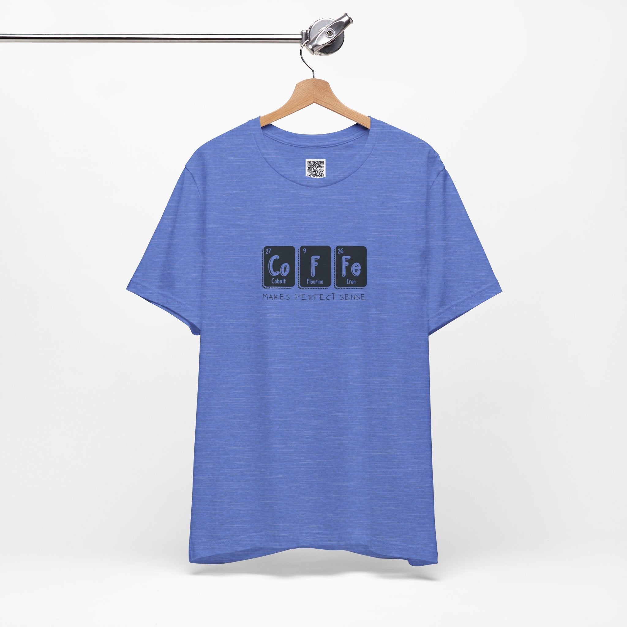 Caffeine Chemistry T-Shirt – Coffee Periodic Table Design for Science Nerds & Java Addicts