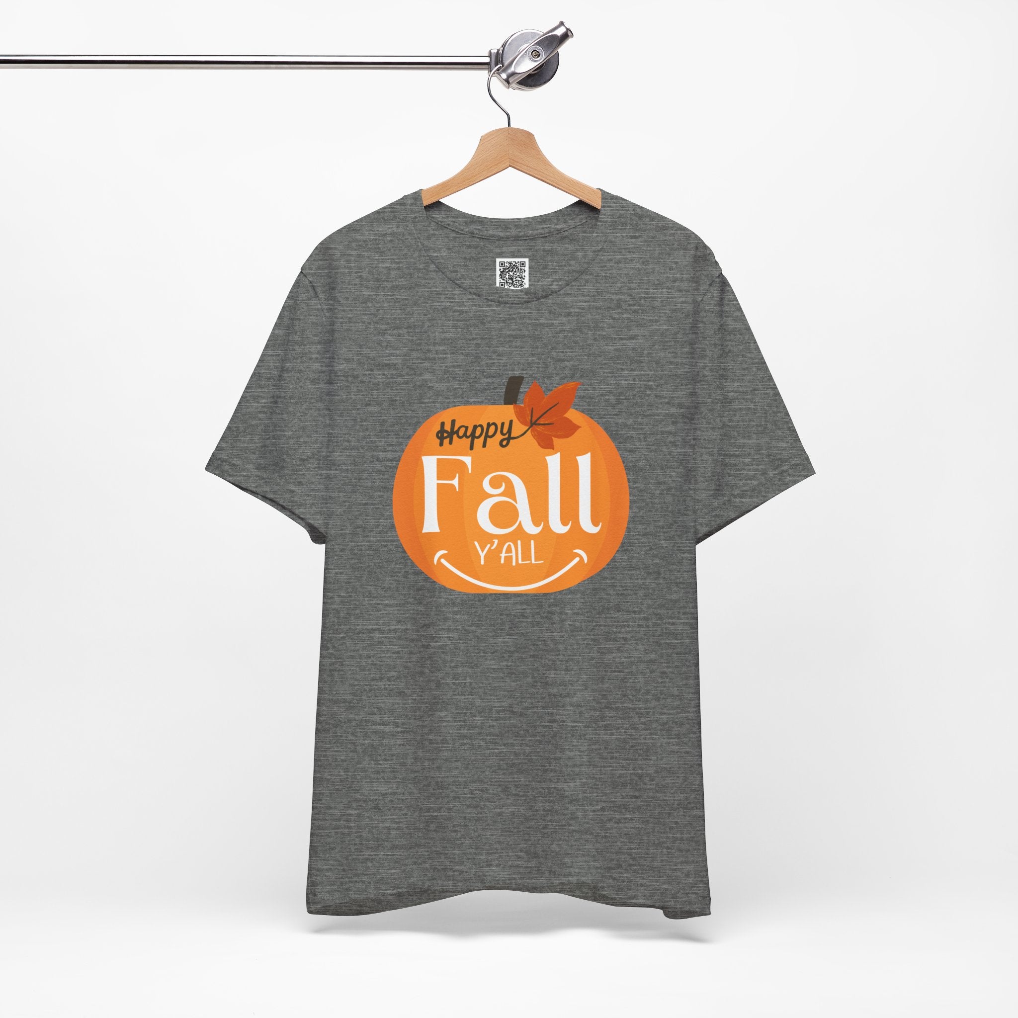 Happy Fall Y’all T-Shirt – Cute Pumpkin Graphic Tee for Autumn Season