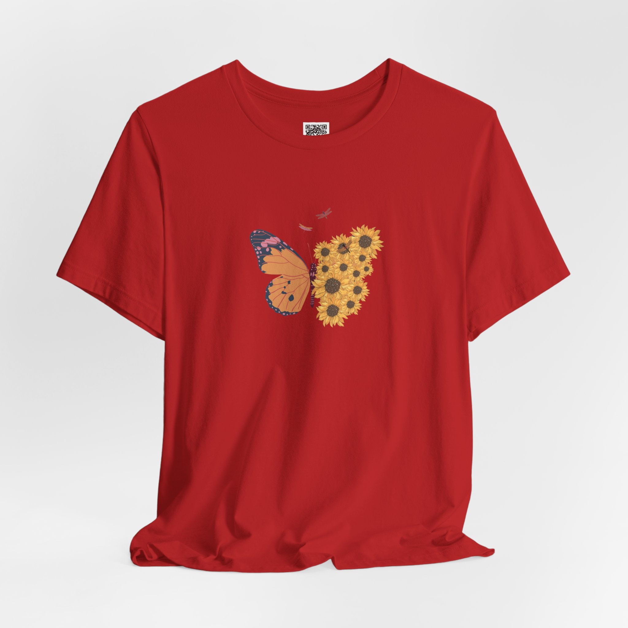 Sunflower Wings Tee – Bloom Bold, Fly Free