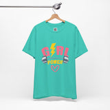 Girl Power Barbell Tee – Strong, Stylish, and Unstoppable