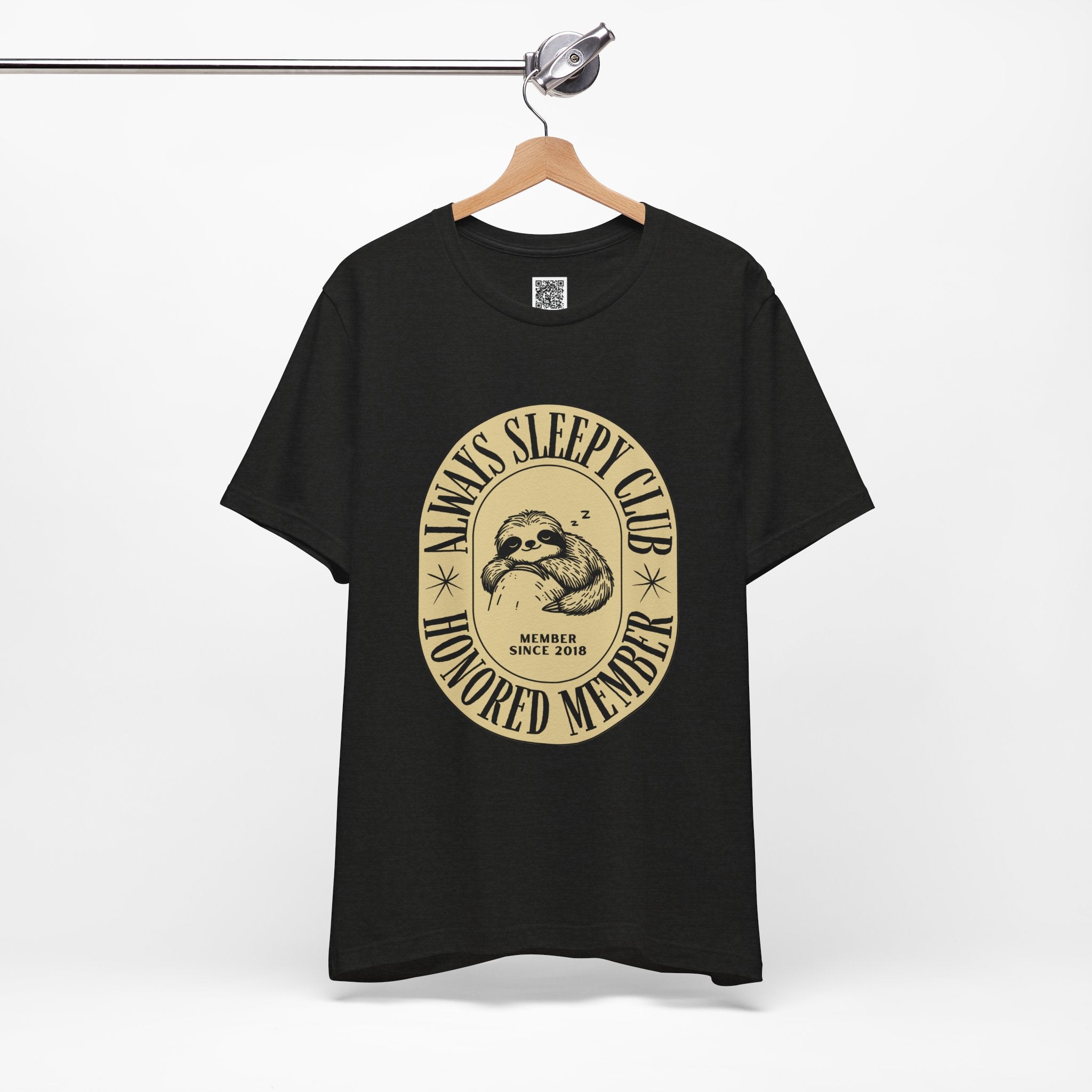 Always Sleepy Club Sloth T-Shirt – Funny Nap Lover Tee for Chill Days & Slow Living Vibes