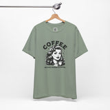 Coffee: Because Murder Is Wrong – Retro Dark Humor Design