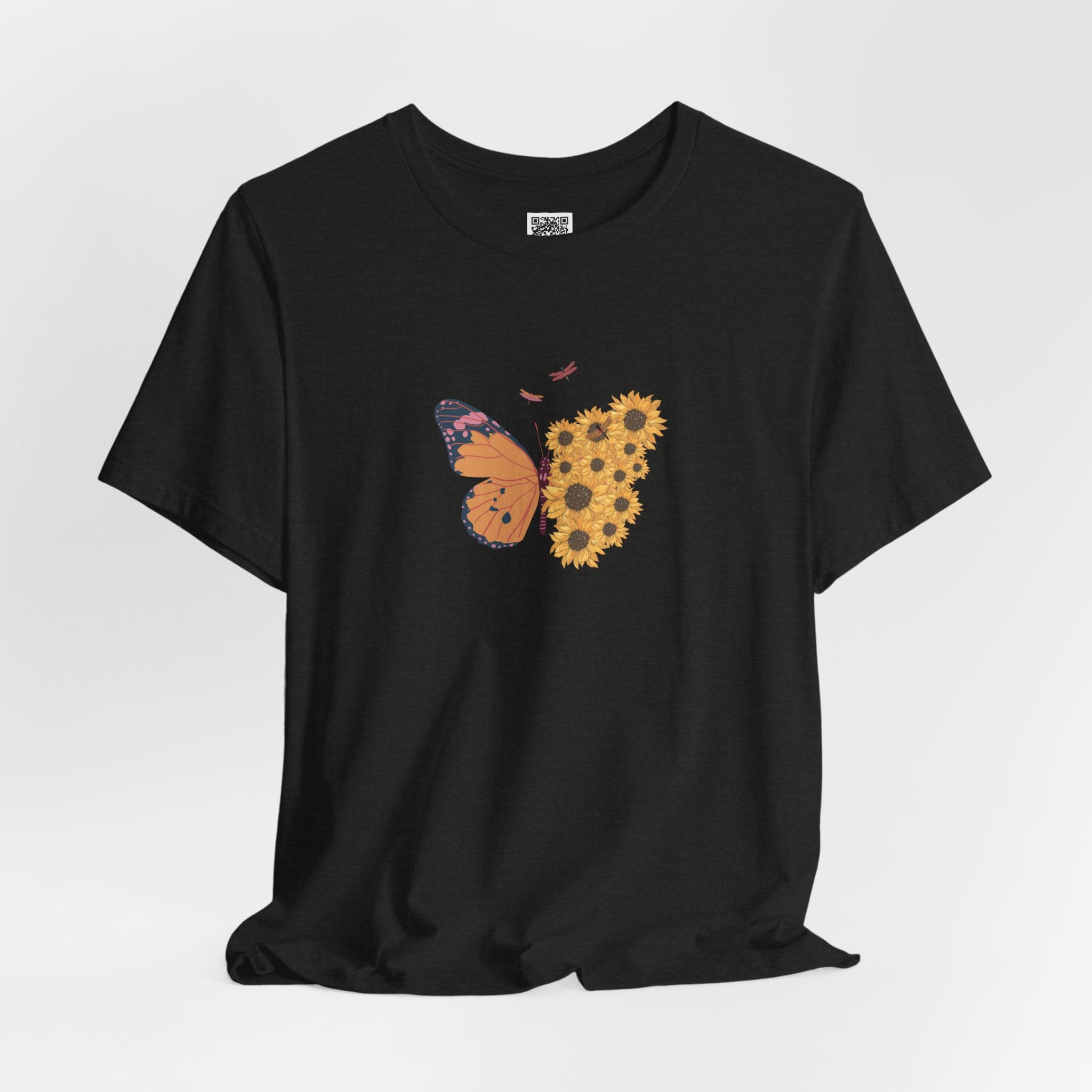 Sunflower Wings Tee – Bloom Bold, Fly Free