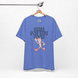 Here for the Food T-Shirt – Retro Funny Fork Character Thanksgiving Tee