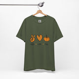 Peace, Love & Pumpkins Tee – Fall Vibes Only