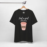 Caffeine Queen – Pink Coffee Cup Vibes Graphic