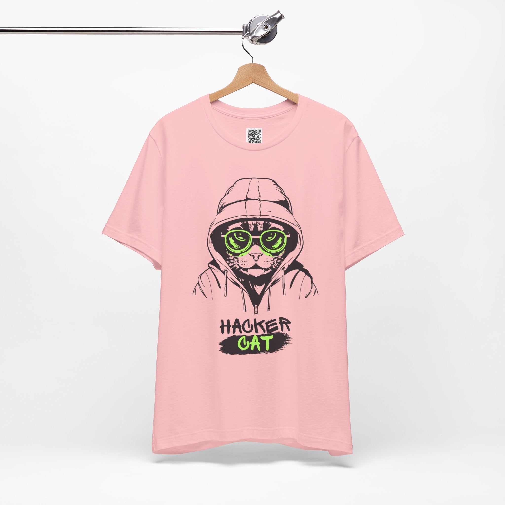 Hacker Cat T-Shirt – Cyber Cool Meets Feline Attitude
