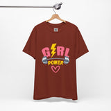Girl Power Barbell Tee – Strong, Stylish, and Unstoppable