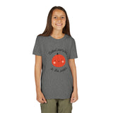 Cutest Pumpkin Youth Tee – Smiling Fall Halloween Graphic Tee
