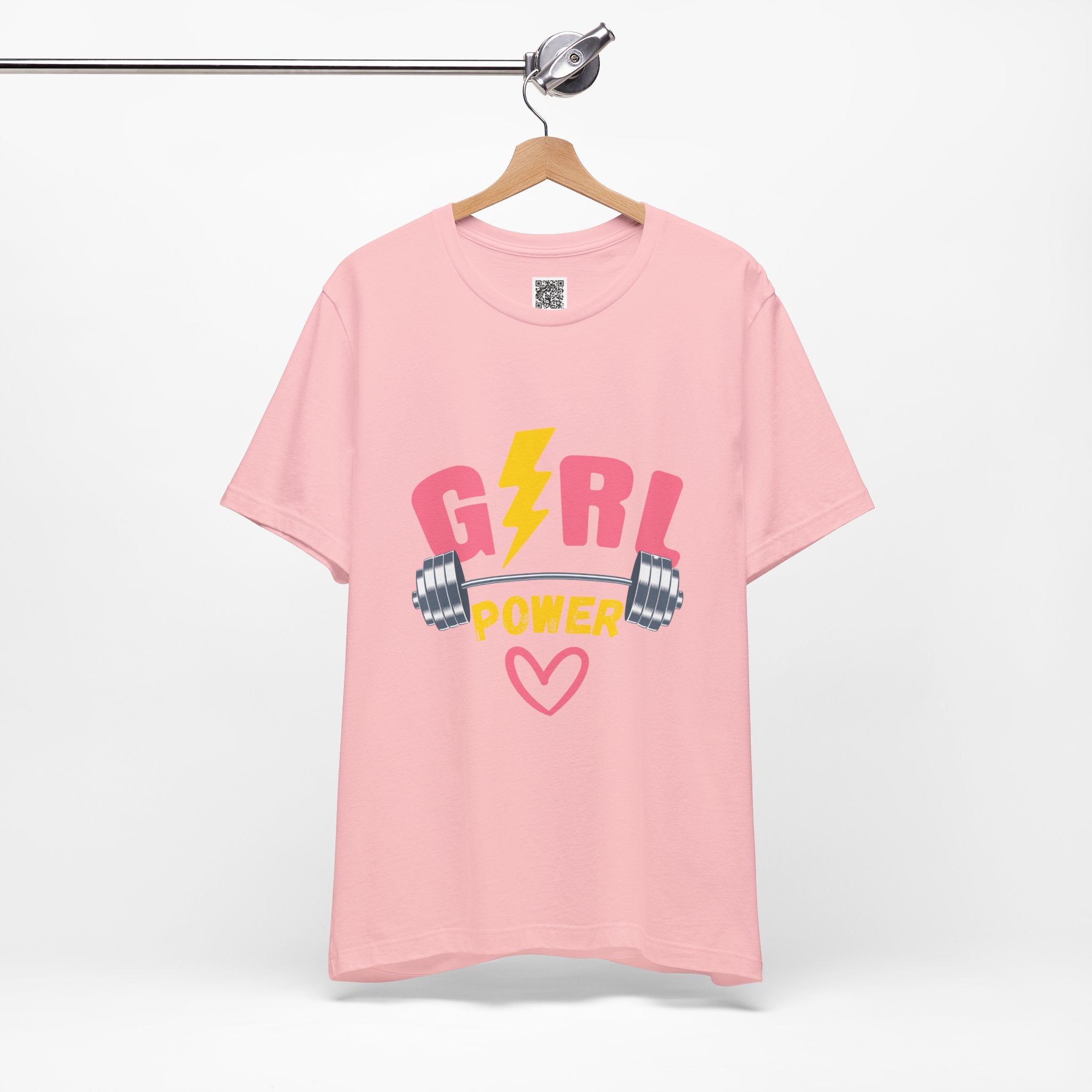 Girl Power Barbell Tee – Strong, Stylish, and Unstoppable