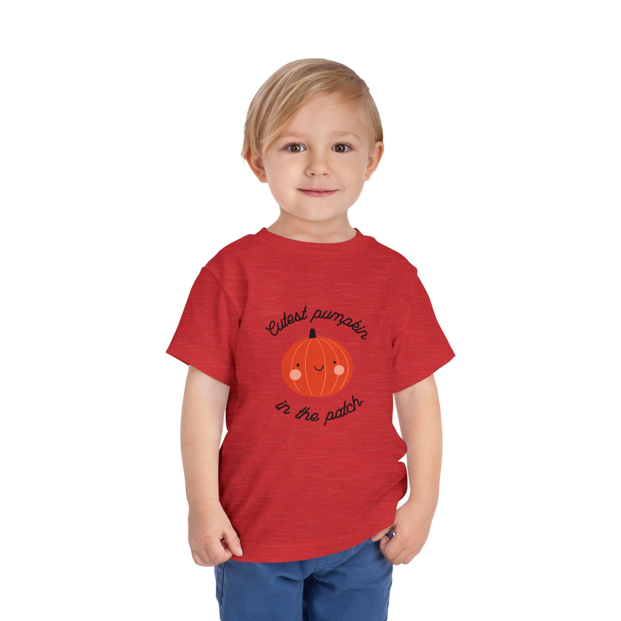 Cutest Pumpkin Youth Tee – Smiling Fall Halloween Graphic Tee