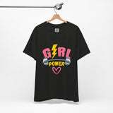 Girl Power Barbell Tee – Strong, Stylish, and Unstoppable