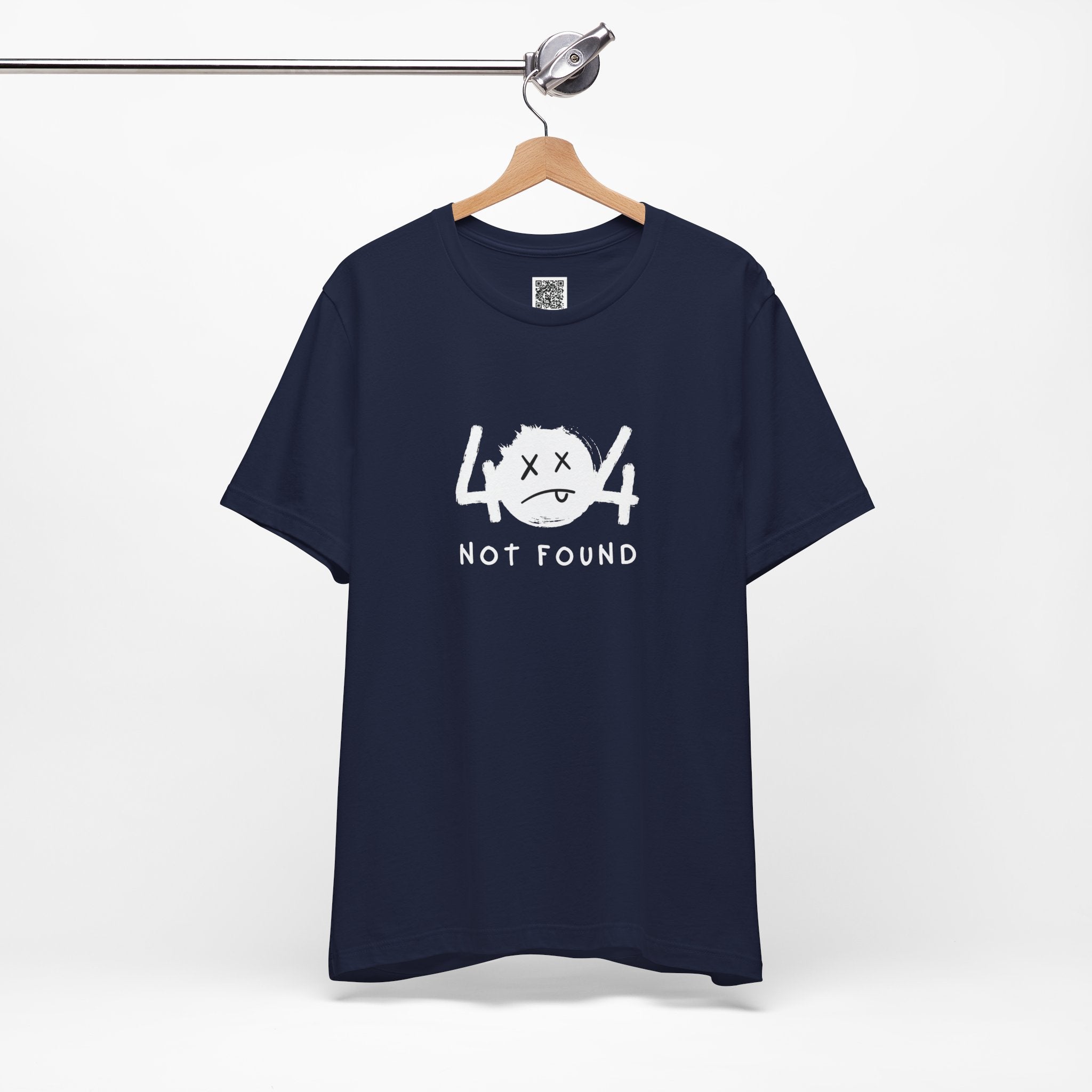 404 Not Found T-Shirt – Funny Tech Error Graphic Tee for Developers, Gamers & Coders