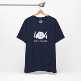 404 Not Found T-Shirt – Funny Tech Error Graphic Tee for Developers, Gamers & Coders