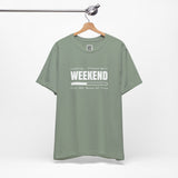 Weekend Loading – Error 404: Monday Not Found | Funny Tech-Inspired Design