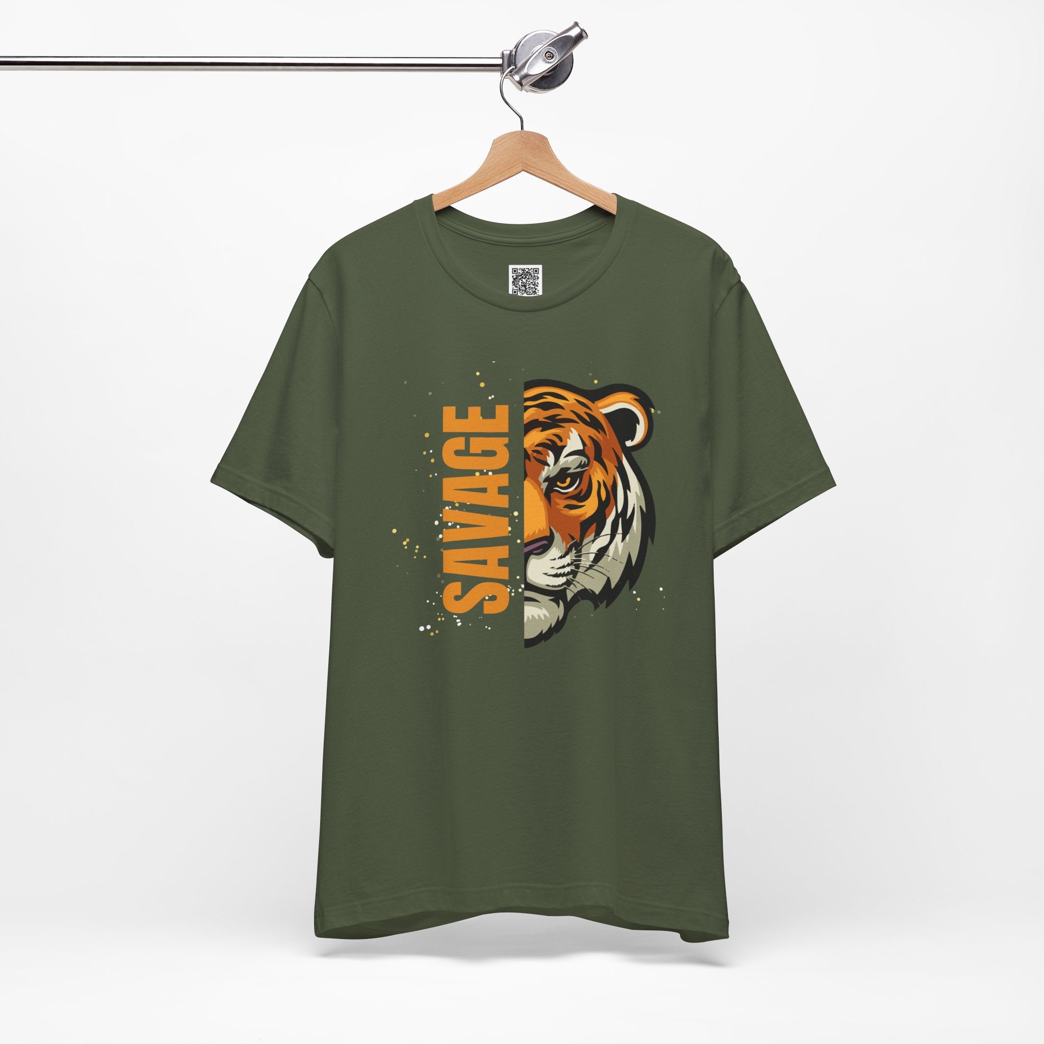 Savage Strength – Half Tiger Graphic Art