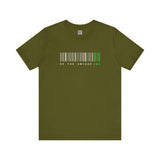 Be The Unique One T-Shirt – Minimalist Barcode Graphic Tee for Free Thinkers & Nonconformists